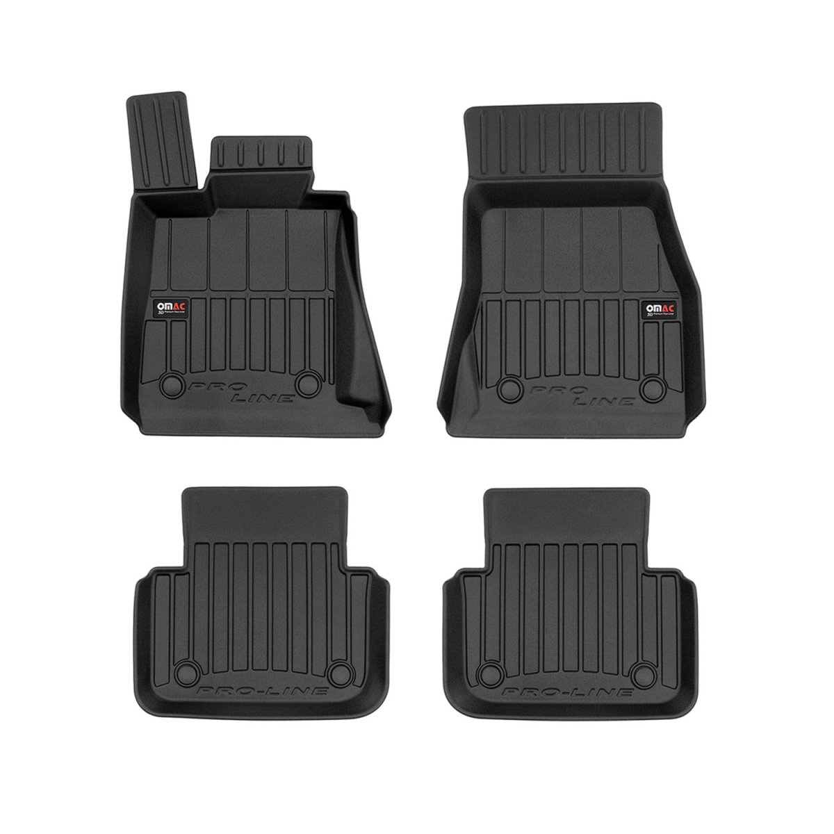 BMW 8 SERIES GRAN COUPE Floor Mat - Omac - Premium TPE - Black - '19-'24 BMW 8 SERIES GRAN COUPE Floor Mat - Omac - Premium TPE - Black - '19-'24